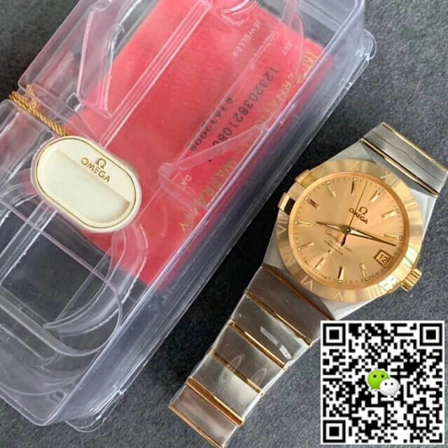 Omega Constellation 123.20.38.21.08.001 VS Factory 1:1 Best Edition Replica Watch Yellow Dial